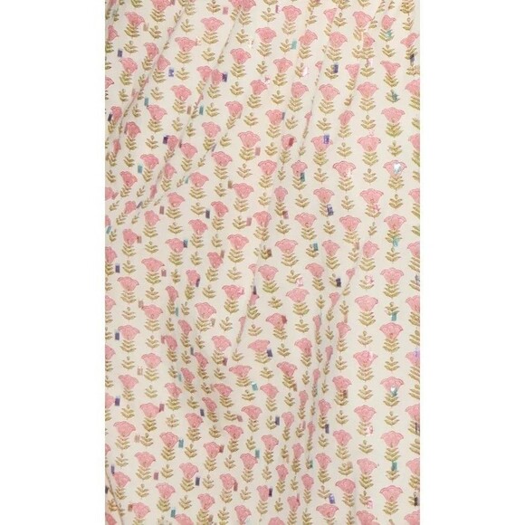 Saylor Anthropologie Floral Darya Maxi Dress Printed Cotton Lace Ruffle S 282025 - Picture 4 of 8